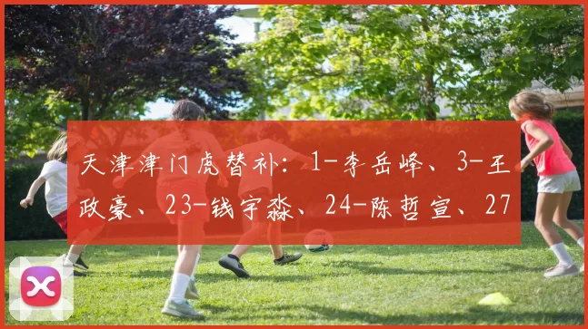 天津津门虎替补：1-李岳峰、3-王政豪、23-钱宇淼、24-陈哲宣、27-李嗣镕、32-苏缘杰、40-石炎